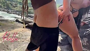 brazilian beach cuckold takes monster cock backshots show