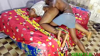 caught busty ebony fingering fat pussy, then i banged her doggystyle