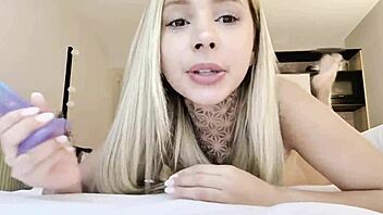 petite blonde latina teen slut fingers ass and pussy wildly with toys solo masturbation