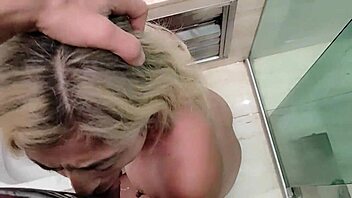 Roughly Fucked Bent Over Piss Slut In Toilet
