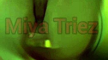 miya triez strips teases big tits ass for cuckold pov