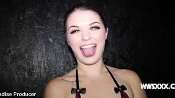 I crave Wolf Whistle Studios' wild gloryhole gangbang with hot Anastasia Rose anastasiarosexx