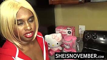 MsNovember screams from rough anal doggystyle! 🍑😩💦