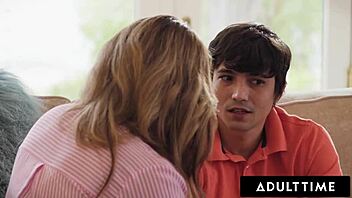 desperate milf pristine edge trades pussy chores for stepson's rough ride