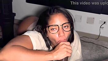 Cute Secretary Swallows Boss's Thick BBC Deep