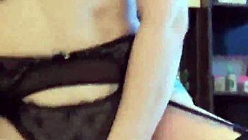 Big Tits Milf Masturbates Pussy in Close-Up Creampie