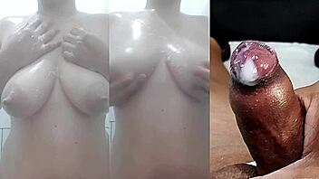 watch my small cock phimosis cum compilation and girlfriend's squirting orgasms!