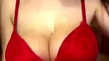 big milky tits in red bodysuit got me hard