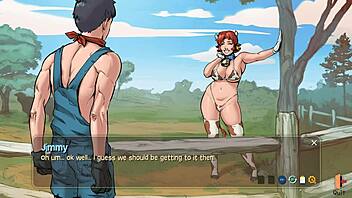 Sally's lactating tits overflow during wild cowgirl ride