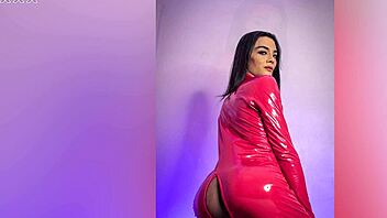 bts kinky trans shemale latex domination photoshoot reveals monster cock