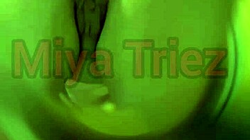 miya triez strips teases big tits ass for cuckold pov