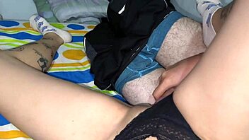 horny college girl swallows my entire throbbing cock deep