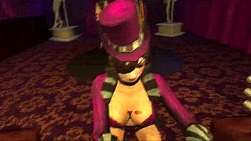 Mad Moxxi sucks you off hard in purple dream club!