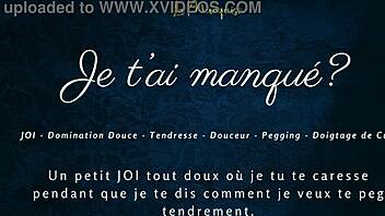 tu m'as manqué? jerk to my french joi pegging now