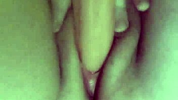 watch my fat pussy lips squirt hard on huge dildo closeup