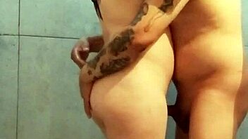 Best friend crashes my shower for blowjob and facial!