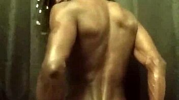 Bbc OILED STROKING Muscular Cock Huge Loads