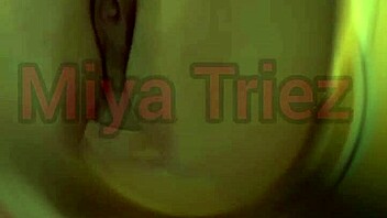 miya triez strips teases big tits ass for cuckold pov
