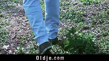 Hey old guy, why smash this horny 18+ teen garden?