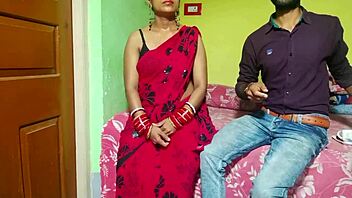 Income tax officer bends young bangladeshi wife over desk
