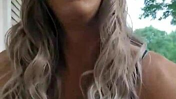 crossdressed outside smoking morning cigarette