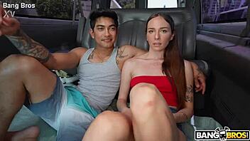 big bang bus brunette fan deepthroat creampie ride