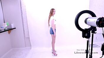 Whoa! Pretty Slim Blonde Fucked in Audition!