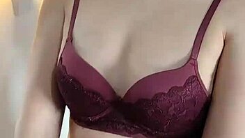 Beautiful latina cutie with natural tits and small waist takes hot facial cumshot