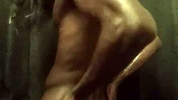 Bbc OILED STROKING Muscular Cock Huge Loads