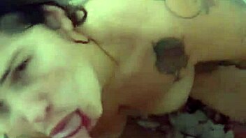 took a hot cum shower in the bathroom all over my fetish tits