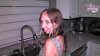 Blonde Breezy Bri's steamy creampie affair with Seth Brogan