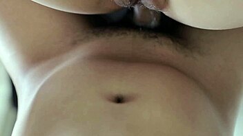 Indo babe in satin dress teases then creampies hard