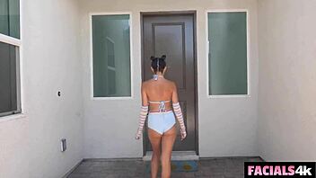 hime marie begs boys to glaze her pretty face cumshot