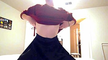 slipping into tight dress for wild anal assfucking adventure