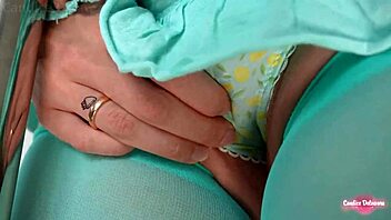 Pervert sneaks up skirts creampieing bus girls doggystyle