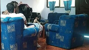 spying on latina stepsis fucking boyfriend 🔥😈