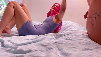 cute miu moans through first homemade pov fuck on bed