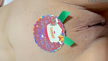 a shy virgin's first cock unwraps at christmas delight