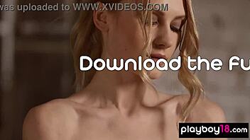 petite belarusian blonde gerda rubia naked teen smiles teasing small tits pussy