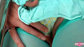 Pervert sneaks up skirts creampieing bus girls doggystyle