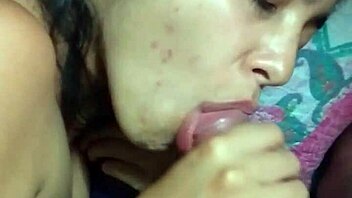 Babe, suck my big cock while we watch series