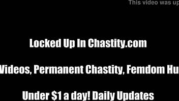 dare yourself with this tight 18+ chastity belt humiliation spanking