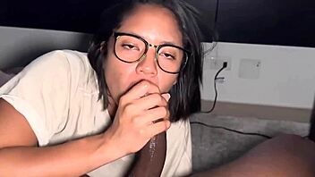 Cute Secretary Swallows Boss's Thick BBC Deep