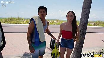 big bang bus brunette fan deepthroat creampie ride