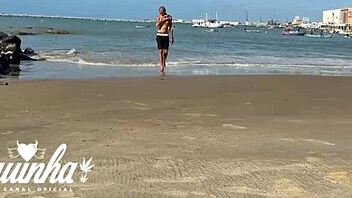 i spot hot sabrina prezotte on beach then fuck her ass post-shower