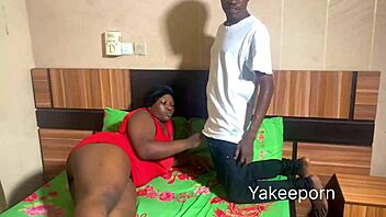 horny latina pounds hotel attendant's big black cock nonstop