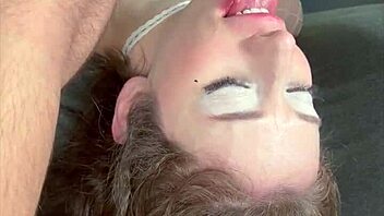 extreme deepthroat facefuck sloppy spit mess