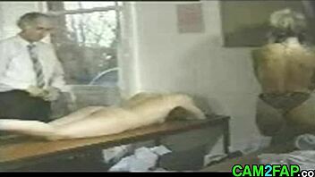 Blonde Teen Punished Hard in Classroom Spanking!