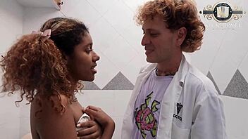 Naughty nurse Angelika Suarez horny fuck we almost got caught!