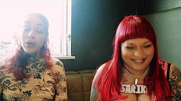 i luv sipnplay's carmen tattoo show interracial ebony heat
